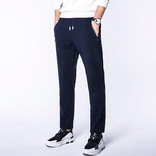 MRMT 2021 Brand Winter New Mens Trousers Thick Large Size Casual Cotton Pants for Male Warm Straight Sweatpants Trousers