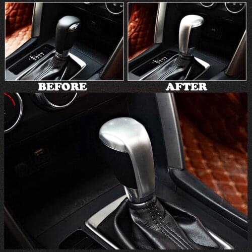 For Mazda Cx-5 Cx5 2nd Gen KF 2017 2018 2019 Car Gear Shift Knob Handle Head Decoration Cover Sequins Stickers Trim Accessories