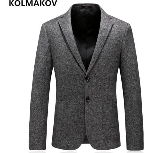 Blazers Men 2019 Mens New Male Classic Gentlemen Blazer Slim Fit Mens Business Casual Blazer Good Quality Coats Plus Size M-4XL