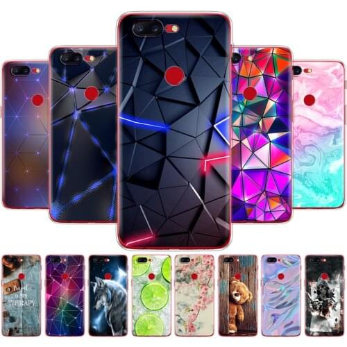 TPU Soft Case For Oneplus 5T 5 3 Colored Drawing Ultra-Thin silicon Phone Cases Cover For One Plus 5T 5 3 protective bag