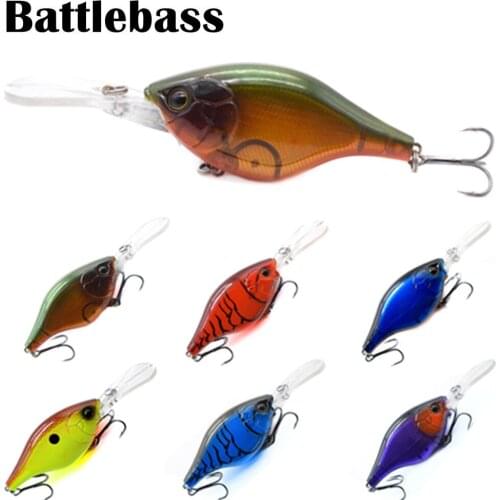 2021 NEW 110MM 22.5G Crankbait Deep Long Diving Lip Hard Crank Bait Two Sharp Treble Fishing Hooks Bait Fat Wobbler Fishing Lure