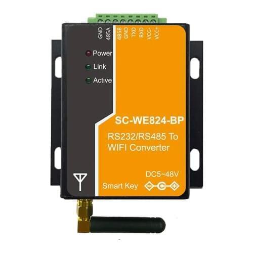 RS232 RS485 to Ethernet or Wifi Converter for PLC HMI remote module remote wireless download debugging control