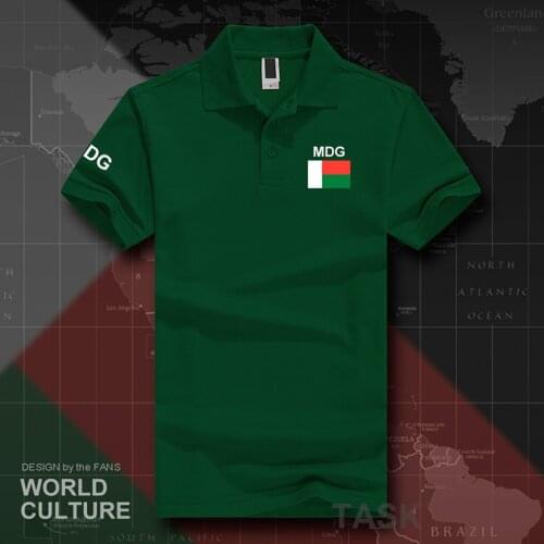 Madagascar polo shirts men short sleeve white brands printed for country 2017 cotton nation MDG Malagasy Madagasikara Madagascar