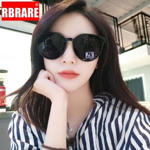 RBRARE 2021 Ocean Lens Sunglasses Women Candy Colors Round Sun Glasses Vintage Big Frame Brand Design Oculos De Sol Feminino