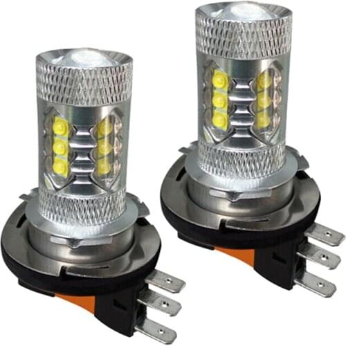 2pcs H15 LED Car Headlight Bulbs HID 12V 6000K Super Bright White Headlight Car Light Source Fit All Cars