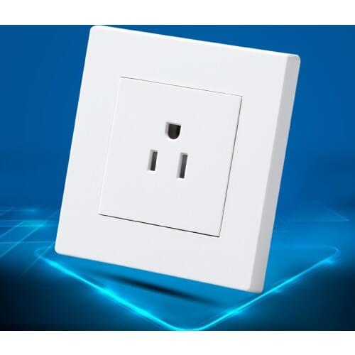 US Power Electrical Panel Wall Tabletop Desktop Internal 125V 15A Socket Outlet American Type Schuko Plug Adaptor