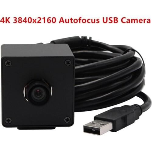 4K USB Camera MJPEG 30fps 3840x2160 Sony IMX415 Sensor Auto Focus Industrial Machine Vision Mini Webcam