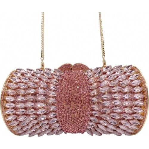 XIYUAN colorful Crystal Clutch Bag Wedding Purse for Bridal Pearl Hand Bag Luxury Women Shoulder bag Messenger Bags Party Bolsa