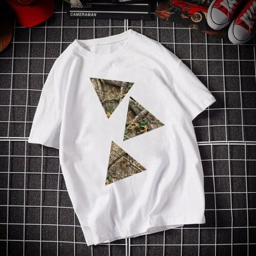 Short Sleeved Geometric Patterns Short Sleeve Fashion Printed Summer Fashion Casual Off Womens Clothing Women Women Graphics