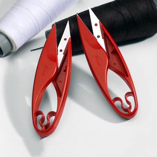 1Pcs Sewing Scissors Yarn Shears Thread Scissors Embroidery Cross-stitch Cutter Scissor Supplies Tools for Sewing U Shape Cutter