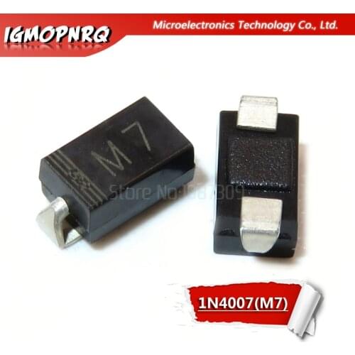 100pcs M7 1N4007 1000V IN4007 1A Rectifier Diode new original