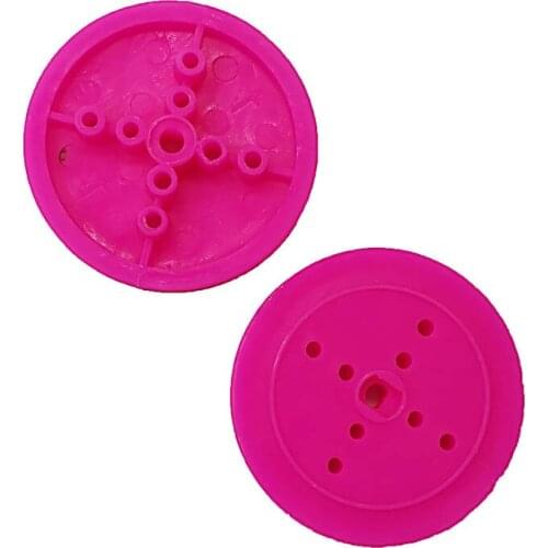 36-3D OD36mm Pulley Plastic Belt Wheel Toy Accessories Model Material TT+3mm D Hole