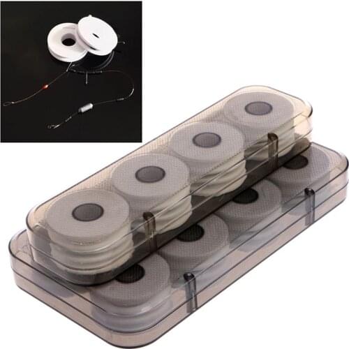 8/16Pcs Foam Winding Board Fishing Line Wire Shaft Bobbin Spools Tackle Box Gift