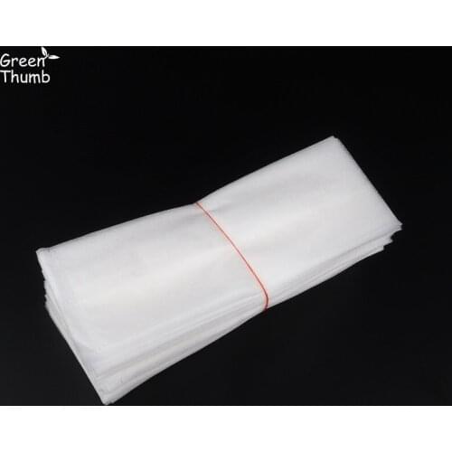 500pcs 15*19cm White Non-Woven Nursery Bags for Home Garden Transplant Grafting Flat Mouth Seeding Grow Bags