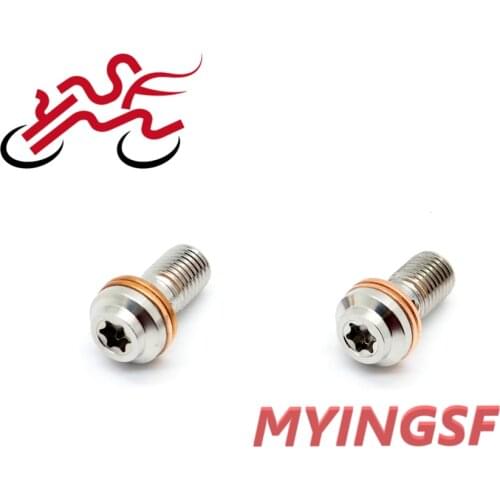 Motorcycle Stainless M10 x 1.25 Banjo Bolts Brake Master Cylinder Screw Brake Hose Caliper Bolt Hydraulic Clutch Screw