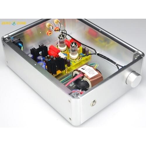 Finished PRT06A 12AX7+12AT7 Stereo tube preamplifier Base on MATISSE circuit