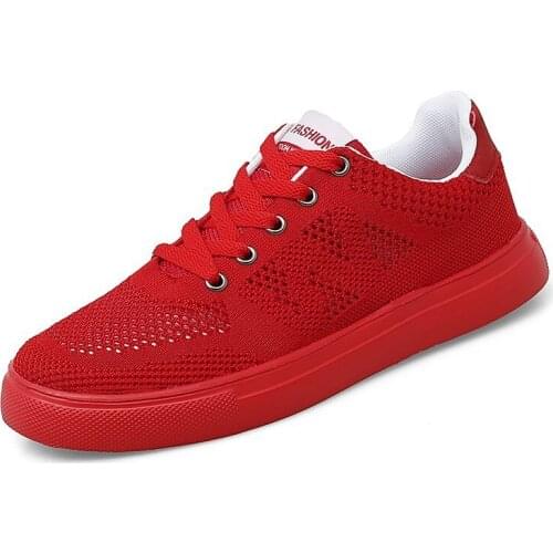 Women Brand Sneakers Man Tennis Shoes Tenis De Hombre Trend Gym Shoes Male Walking Shoe Tenis Sloid Black Red Zapatillas 35-44