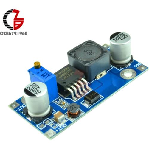 5A LM2587 Power Supply Module DC-DC Step Up Boost Converter 3-30V to 4-35V Power Transformer Module Voltage Regulator for LED