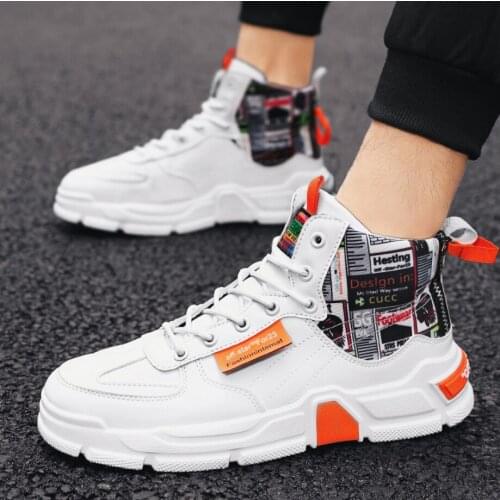 Male High Help Sneakers Mens casual Shoes Tenis Luxury shoes Trainer Race White Shoes Fashion Loafers Running Shoes For Men