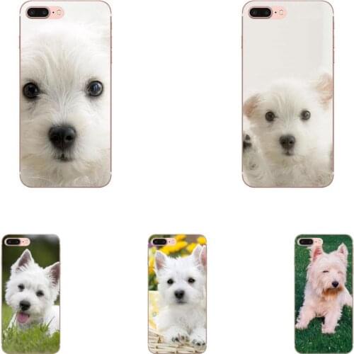 Soft Bags Cases For Xiaomi Mi3 Mi4 Mi4C Mi4i Mi5 Mi 5S 5X 6 6X A1 Max Mix 2 Note 3 4 West Highland White Terrier