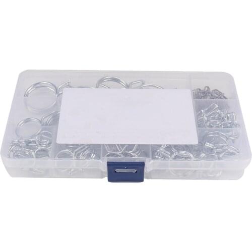 Kit Spring Clamp Assortment Clip Motorcycle Replacement Stainless steel