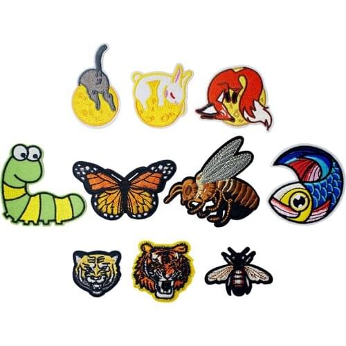Insect Bug Koi Festival Halloween Costumes Alternative Self-image Patch Piece Clothes Patchwork Sticker Custom Applique