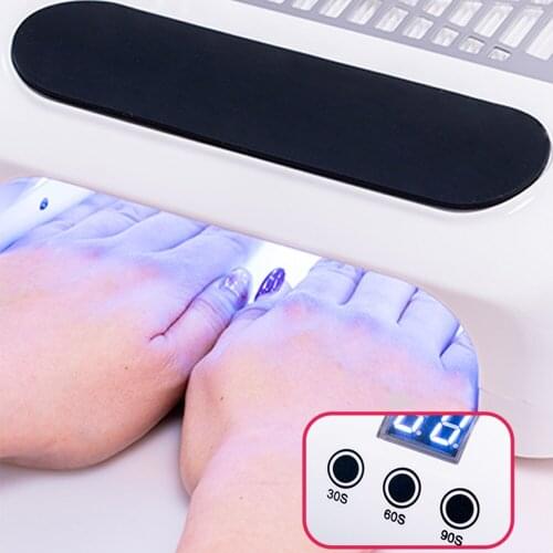 Desktop Electric Nail File Drill Manicure Machine Nail Dust Collector 48W Nail Gel Curing Lamp LED Dryer Nail Shop Baking Lamp