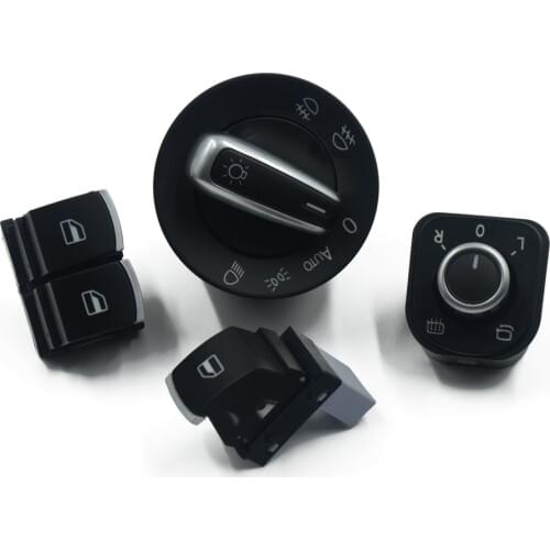 Wholesale Headlight Switch Mirror Switch Window Switch For VW passat B6 Eos Golf R32 GTI mk5 5K3959857 5ND959565A 5ND941431B