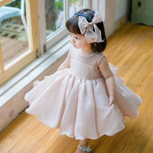 Baby Girls Dress 2017 Kids Girl Princess 1 Year Birthday Party Tutu Dress For Baby Costume Infant Christening Dress 0-2 Year