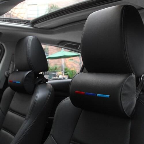 Car Styling Seat Neck Pillow Protection PU Auto Headrest Support Rest Travelling Car Comfortable Headrest Neck Pillow