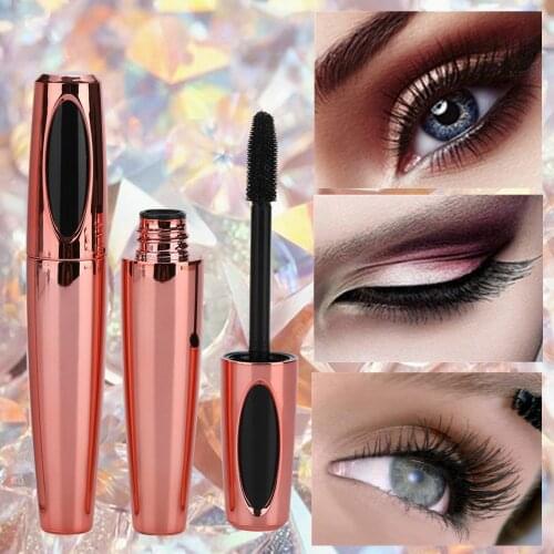 40pcs Custom Logo 4D Fiber Curl Mascara Long-lasting Matte Mascara Extension Waterproof Curl Quick-drying Eyelash Makeup Brush
