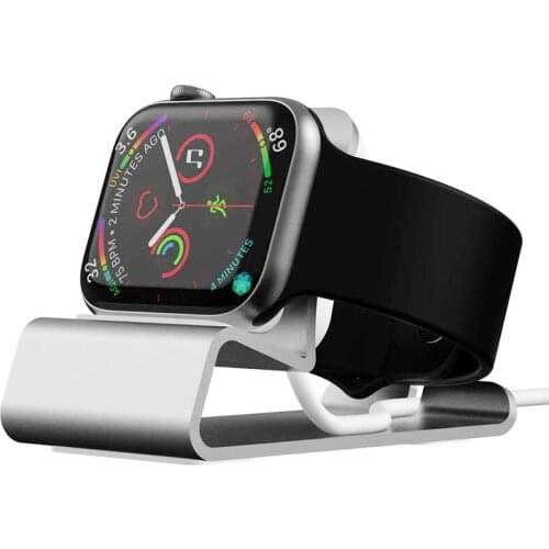 Charger dock for Apple Watch Bracket Aluminum Nightstand keeper Charging Cradle Stand for iwatch 6/5/4/3/SE/2/1 44 42 40 38 mm