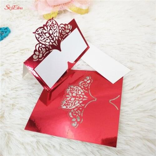 100/50/10pcsName Place Cards Wedding Decoration Table Decor Table Name Message Greeting Card Event Party Supplies 5Z