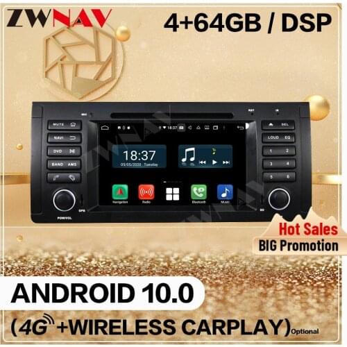 128GB Carplay Double Din For BMW E53 X5 1995-2003 Android 10 Multimedia Player Screen Audio Radio GPS Navi Head Unit Auto Stereo