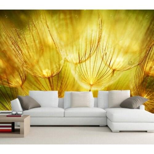 Custom 3D murals,beautiful dream dandelion wallpaper papel de parede,restaurant living room TV sofa wall kids room wallpaper