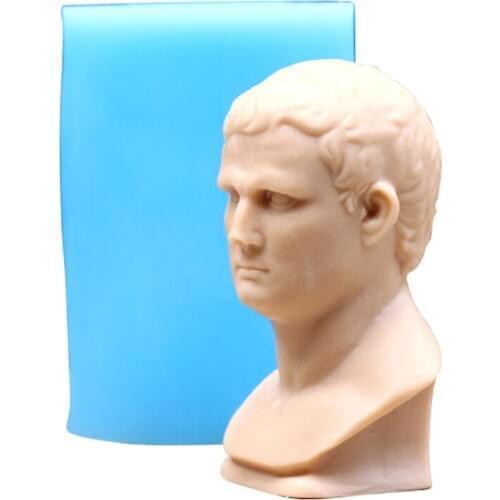 3D Silicone Soap Mold DIY Handmade Agrippa Shape Sculpture Mould Craft Resin Decorating Tool