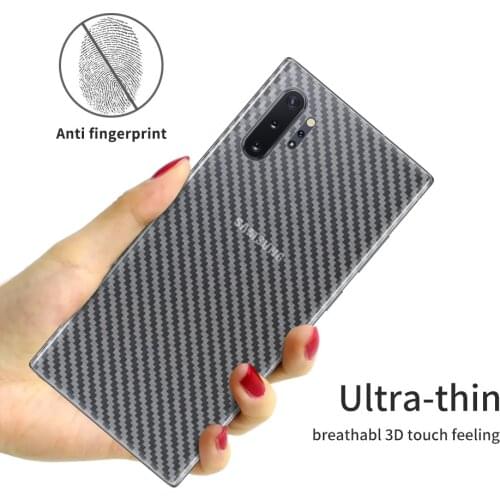 5-10Pcs 3D Carbon Fiber Protective Sticker Screen Protector For Samsung Galaxy S20 Ultra Note 10 Plus S10 Lite A71 A50 Film