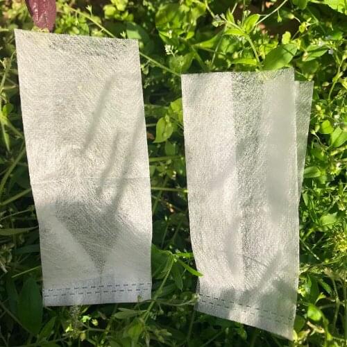 500 pcs plant-fiber Pocketgarden Nursery Pots Seedling-raising Pan Feeding Block Nutrition Pan Garden Supplies 18x20