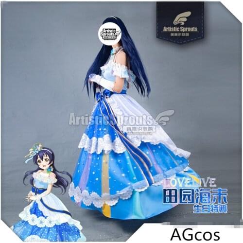 Anime LOVELIVE New Card Birthday Sonoda Umi Cosplay Costume Woman Dress Christmas Gift Outfits Sets Cosplay Clothes