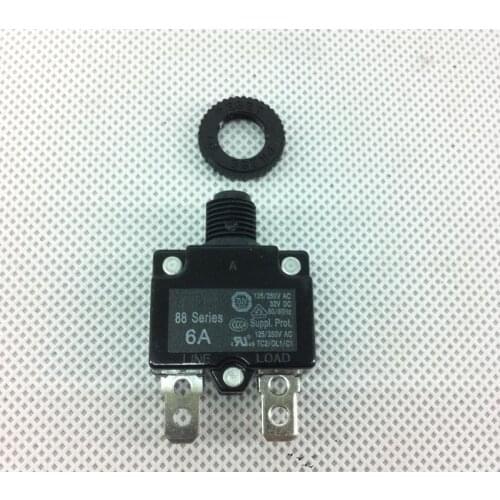 Free Shipping 3A 4A 5A 6A 7A 8A 9A 10A 11A 20A 25A 125VAC 250VAC 32VDC circuit breaker 88 residual Current earth leakage