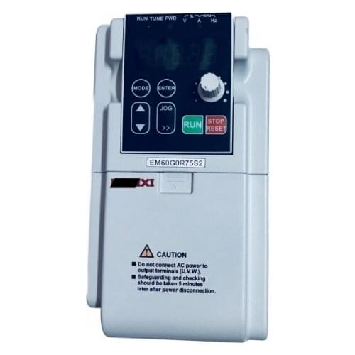CDI-EM60G0R75S2 New Single-phase 0.75kw AC 220V Inverter