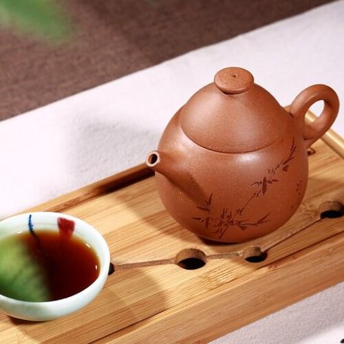 Handmade POTS, direct sales of the egg lettering hand-drawn literati yixing POTS daily provisions wholesale tea kettle