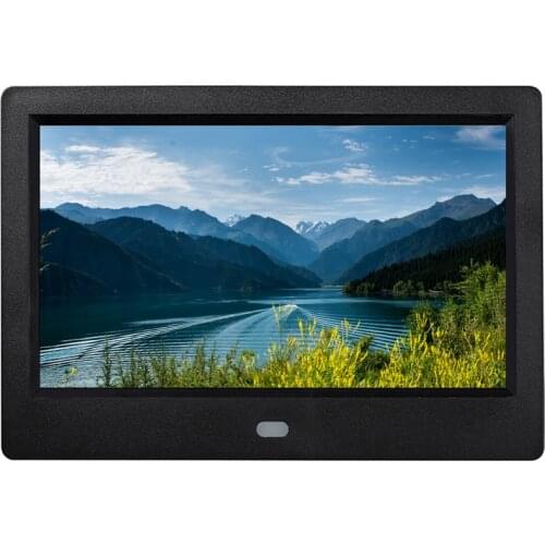 New 7 inch Screen LED Backlight HD 1024*600 Digital Photo Frame Electronic Album Picture Music Movie Full Function Good Gift