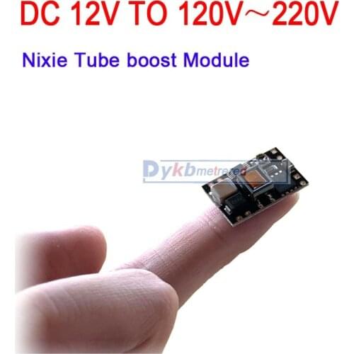 Dc 3-20V 5V 12V to 170V 120V-220V DC boost High Voltage Power Module For Nixie Tube Glow clock Magic Eye 3.2v 3.7v Battery