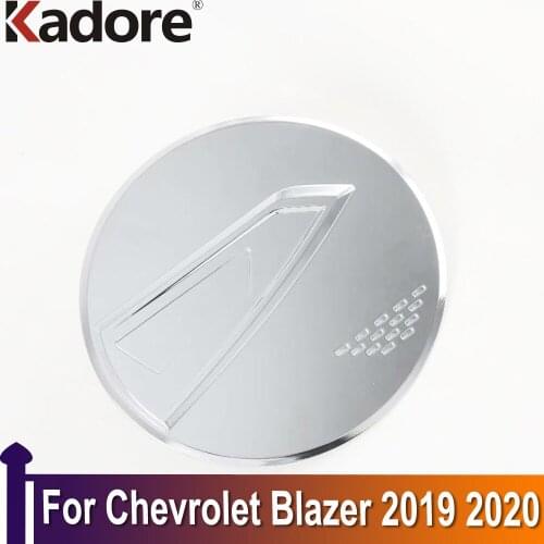For Chevrolet Blazer 2019 2020 ABS Chrome Car Gas Cap Fuel Tank Cover Trim Gas Cover Sticker Decoration Car Accessories