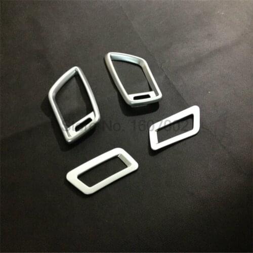 For Nissan Rogue X-Trail X Trail XTrail 2014 2015 ABS Chrome Front and Side Air Vent Cover Trim Car styling