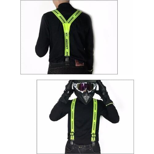 Men / Women Elastic Y-Shape Braces Adjustable Clip On Suspender Unisex