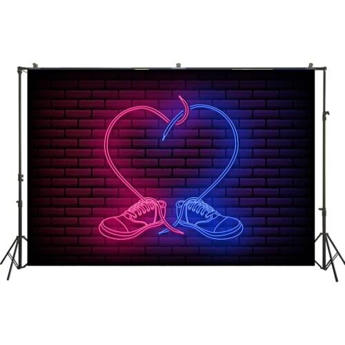 HUAYI Photography Backdrop Valentines Day Love Hearts Photobooth Background Newborns Baby Child Studio Photo Backdrops W-3844