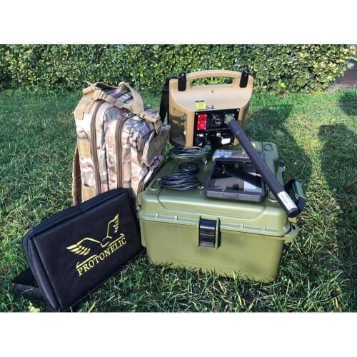 PROTON MILITARY RB-1 MODEL 3 GOLD DETECTOR, GOLD, UNDERGROUND,METAL,MINING, ASSUVA, UNDERGROUND SCANNIG, LONG RANGE DETECTOR