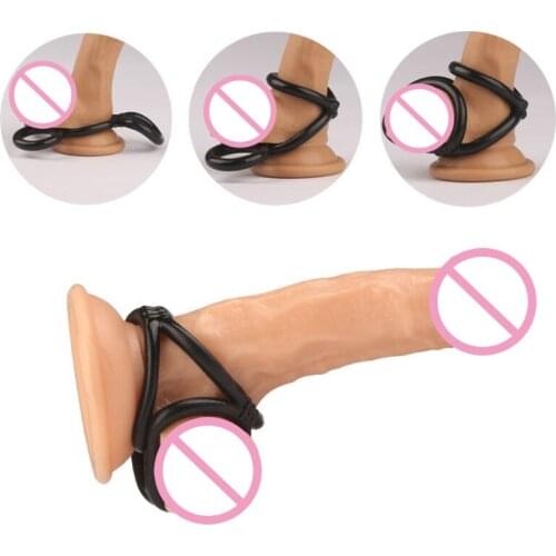 Cock ring penis ring chastity cage Men Soft Stretchy Penis Cock Ring Erection Keeper Enhancer Prolong Adult Sex Toy dropshipping